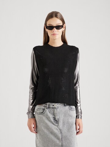 Pull-over IRO en noir : devant