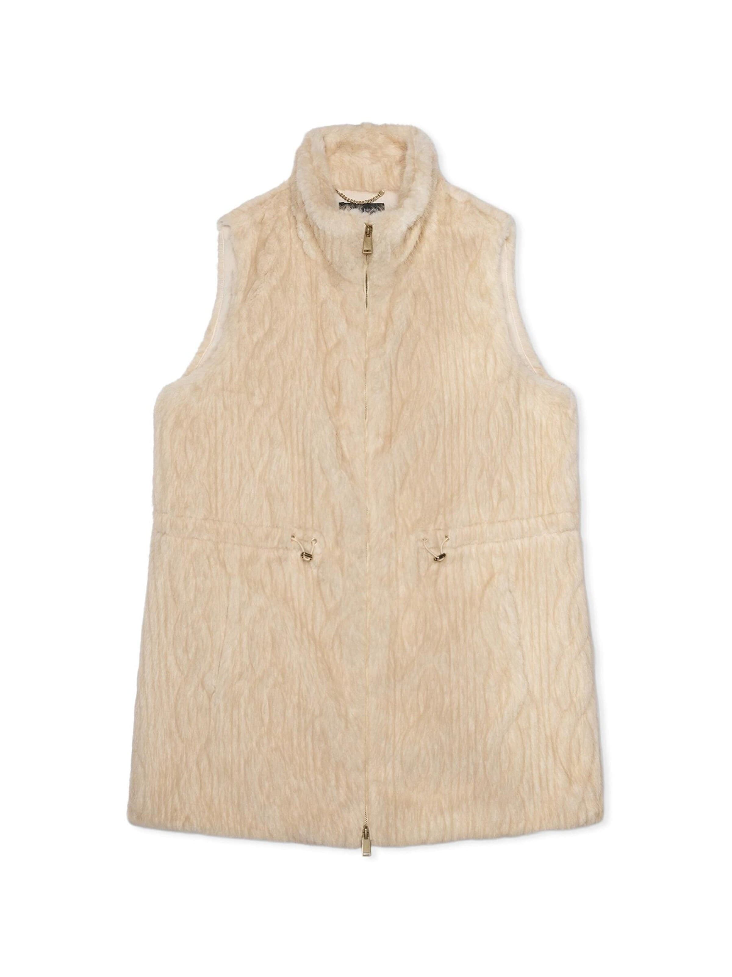 Fiorella Rubino Winter coat in Beige: front