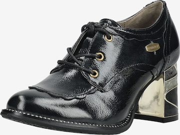Laura Vita Hochfrontpumps in Schwarz: Vorderseite