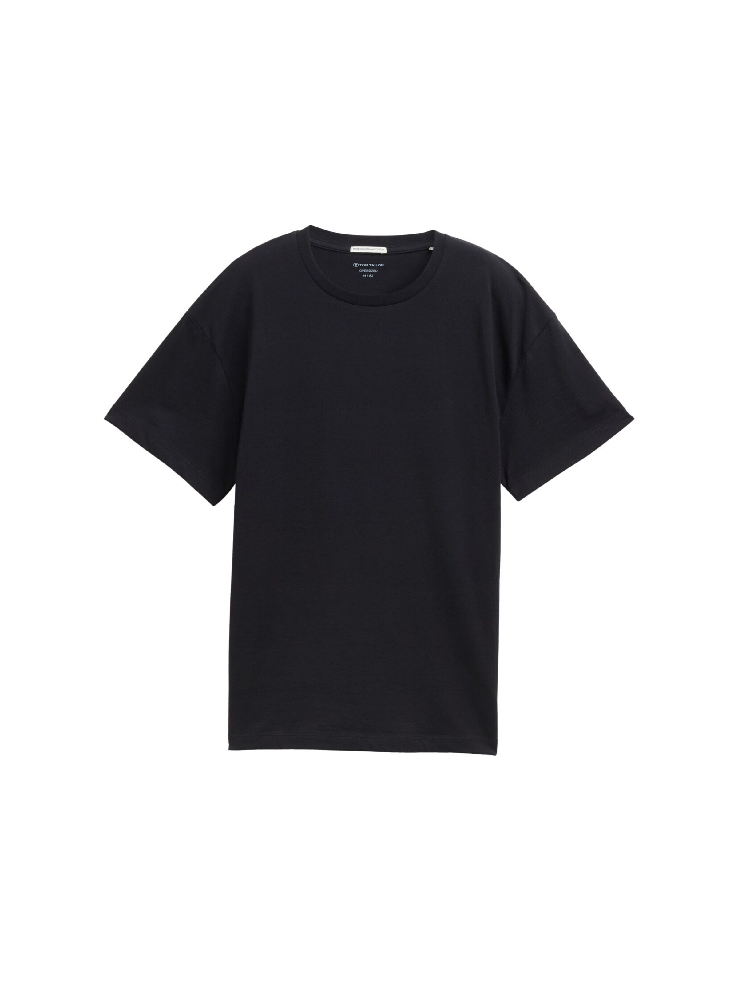 TOM TAILOR T-Shirt mit Print in Schwarz: Vorderseite