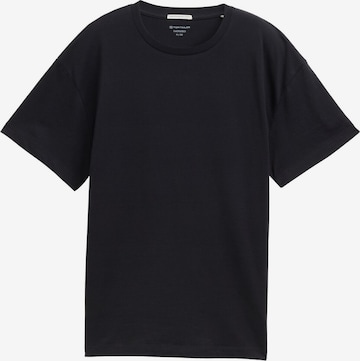 TOM TAILOR T-Shirt mit Print in Schwarz: Vorderseite