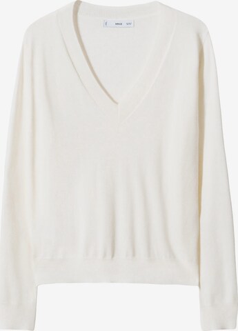 Pull-over 'LUCCAV' MANGO en beige : devant