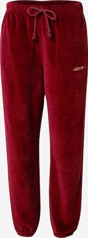 LEVI'S ® Trousers 'Graphic Laundry Sweatpant' in Red: front