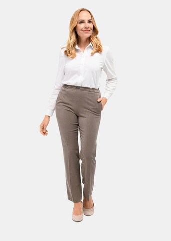 Regular Pantalon 'Martha' Goldner en gris
