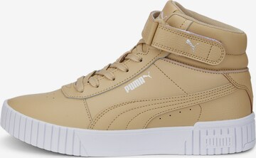 PUMA High-Top Sneakers 'Carina 2.0' in Beige: front