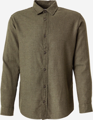 Chemise 'JJECLASSIC' JACK & JONES en vert : devant