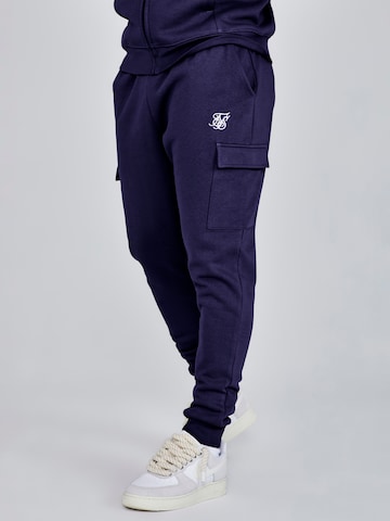 Regular Pantalon de sport SikSilk en bleu : devant