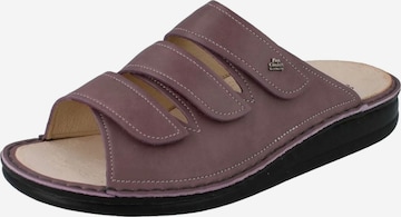 Finn Comfort Mules 'Korfu' in Purple: front