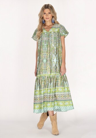 usha FESTIVAL Summer dress in Green: front