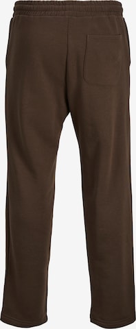 JACK & JONES Regular Pleat-Front Pants 'KANE' in Brown