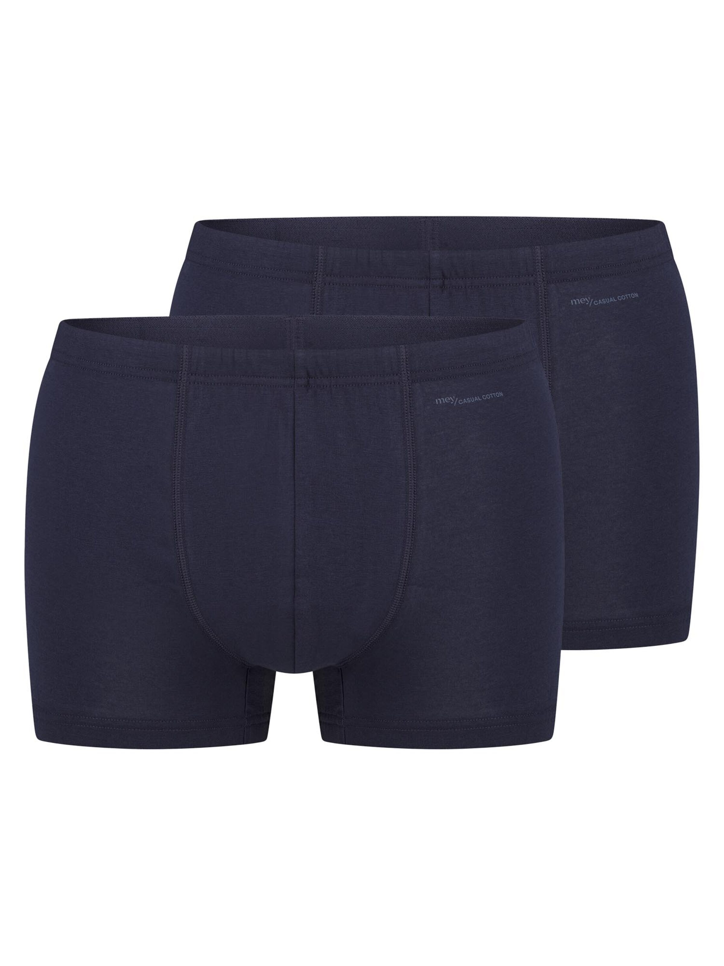 Mey Boxer shorts 'Casual Cotton' in Blue: front