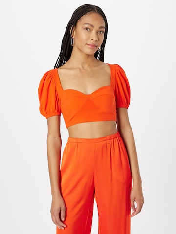 Monki Shirt in Rood: voorkant