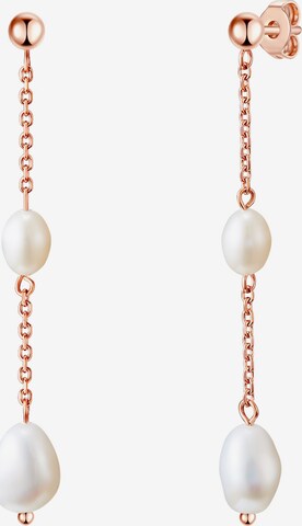 Valero Pearls Earrings in Gold: front