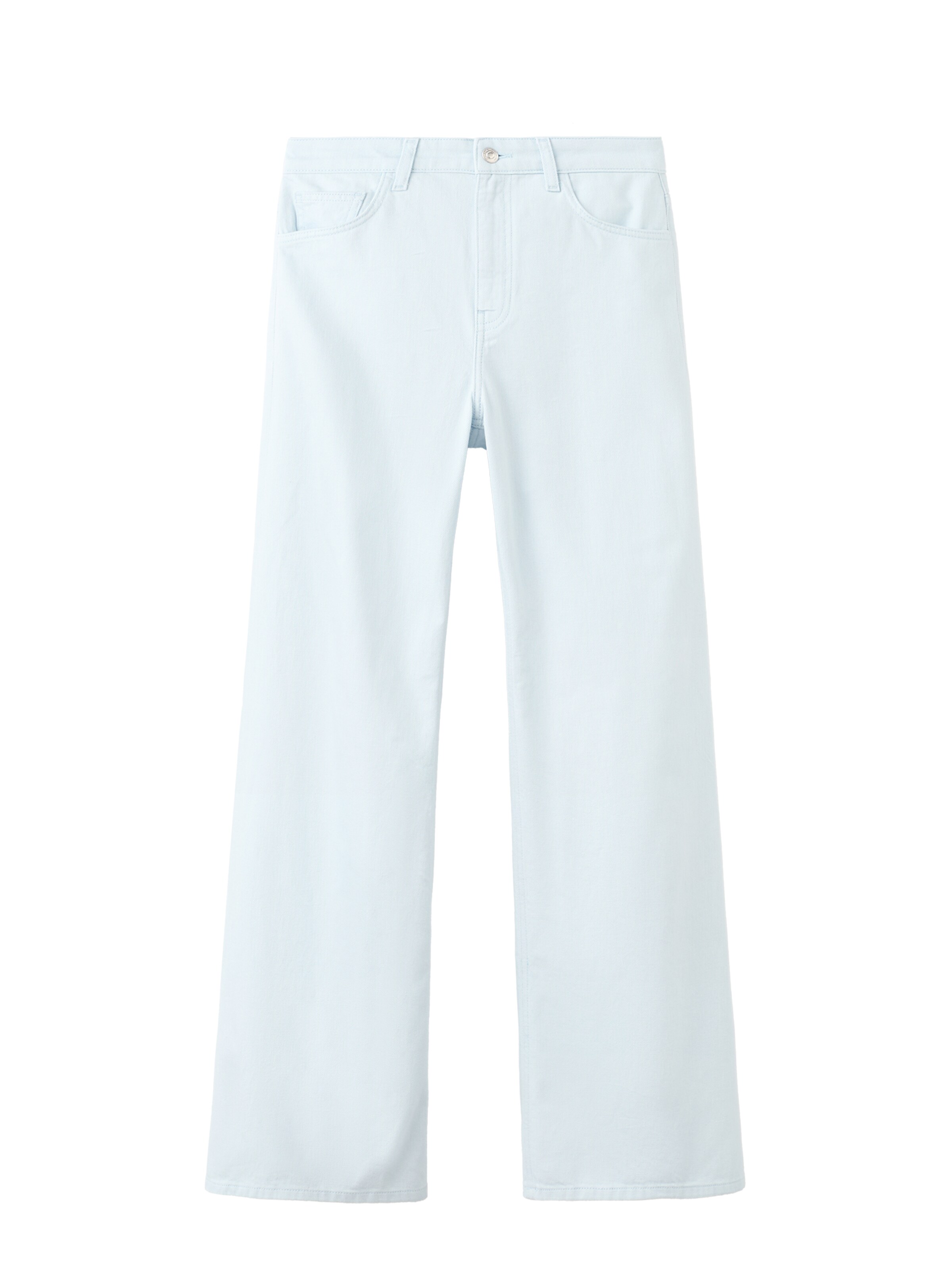 MANGO Wide Leg Jeans 'Belle' in Blau: Vorderseite