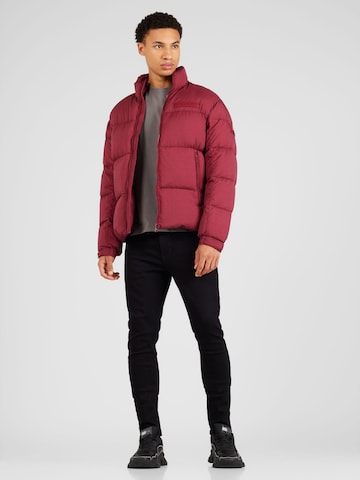 TOMMY HILFIGER Winter jacket 'New York' in Red