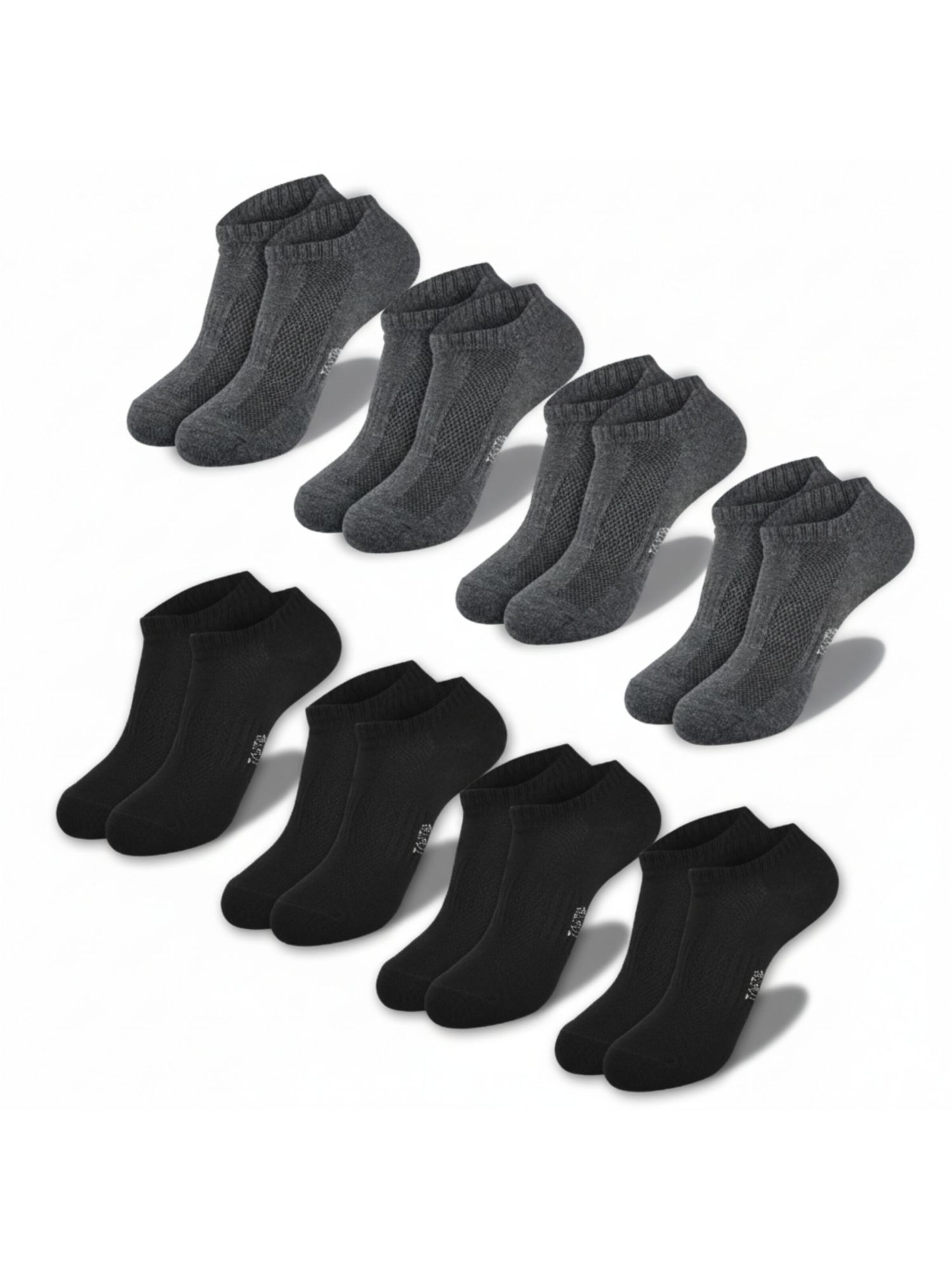 Tastiq - Calcetines invisibles en negro: frente