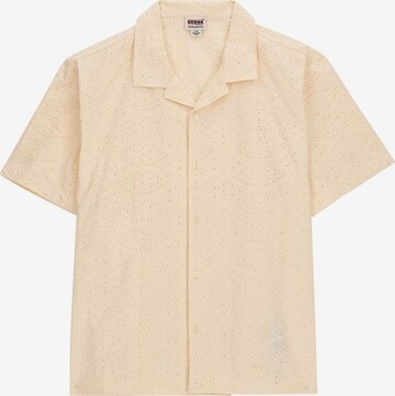 GUESS Regular fit Button Up Shirt in Beige: front