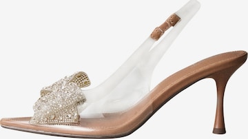 Next - Zapatos destalonado 'Forever Comfort' en transparente: frente