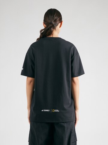 ADIDAS TERREX Performance Shirt 'National Geographic' in Black