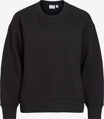 VILA Sweatshirt 'VIVera' in Zwart: voorkant