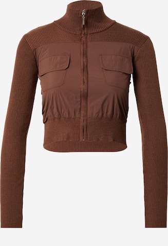 Cardigan Daisy Street en marron : devant