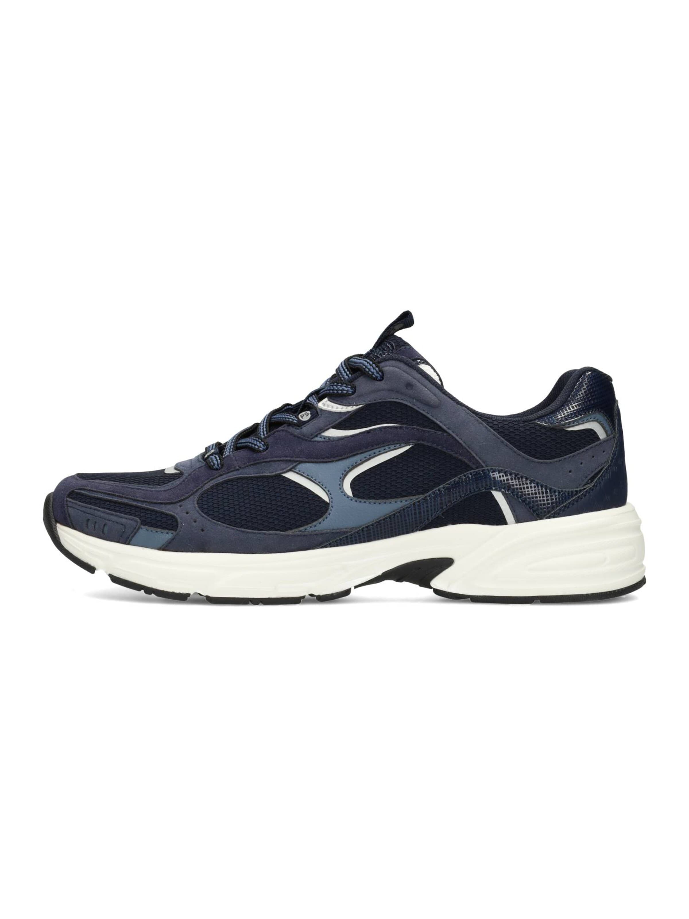 Poelman Sneakers laag 'Dean' in Blauw: voorkant