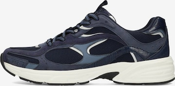 Poelman Sneakers laag 'Dean' in Blauw: voorkant