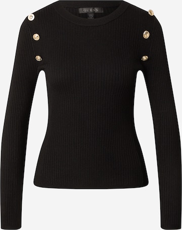 GUESS Kampsun, värv must: eest vaates