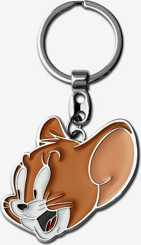 LOGOSHIRT Key Ring 'Jerry' in Brown: front