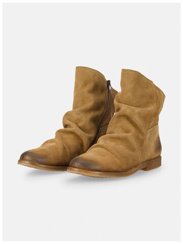 Felmini Wide Fit Ankle Boots in Brown