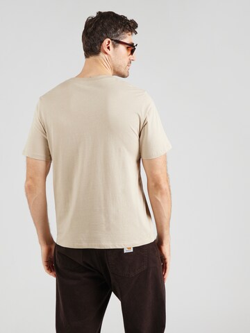 JACK & JONES Shirt 'JWHVESTERBRO NEWTON' in Beige: back