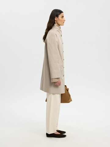 SELECTED Between-seasons coat in Grey