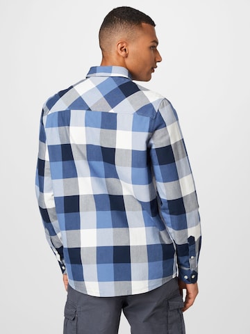 !Solid - Regular Fit Camisa 'Alexx' em azul