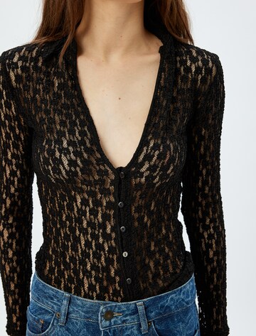 Koton Knit cardigan in Black