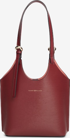 TOMMY HILFIGER - Bolso de hombro en marrón: frente