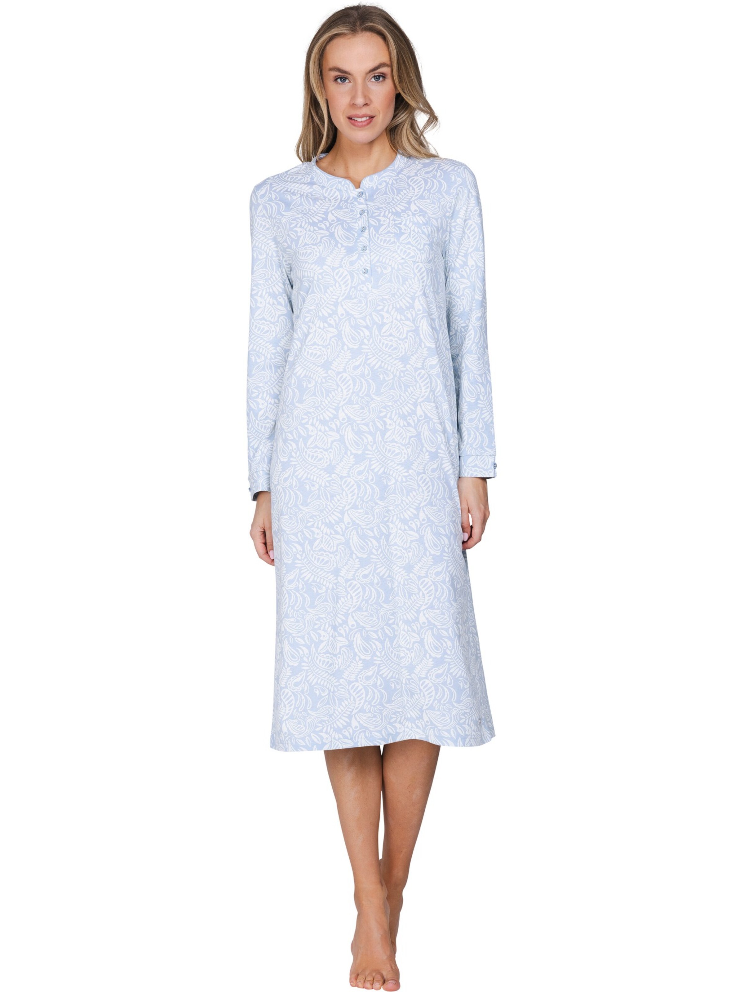 Pastunette Nachthemd 'Soft Paisley' in Blauw