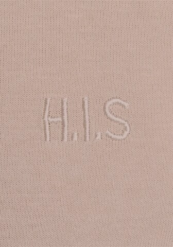 H.I.S Regular Pyjamahose in Beige