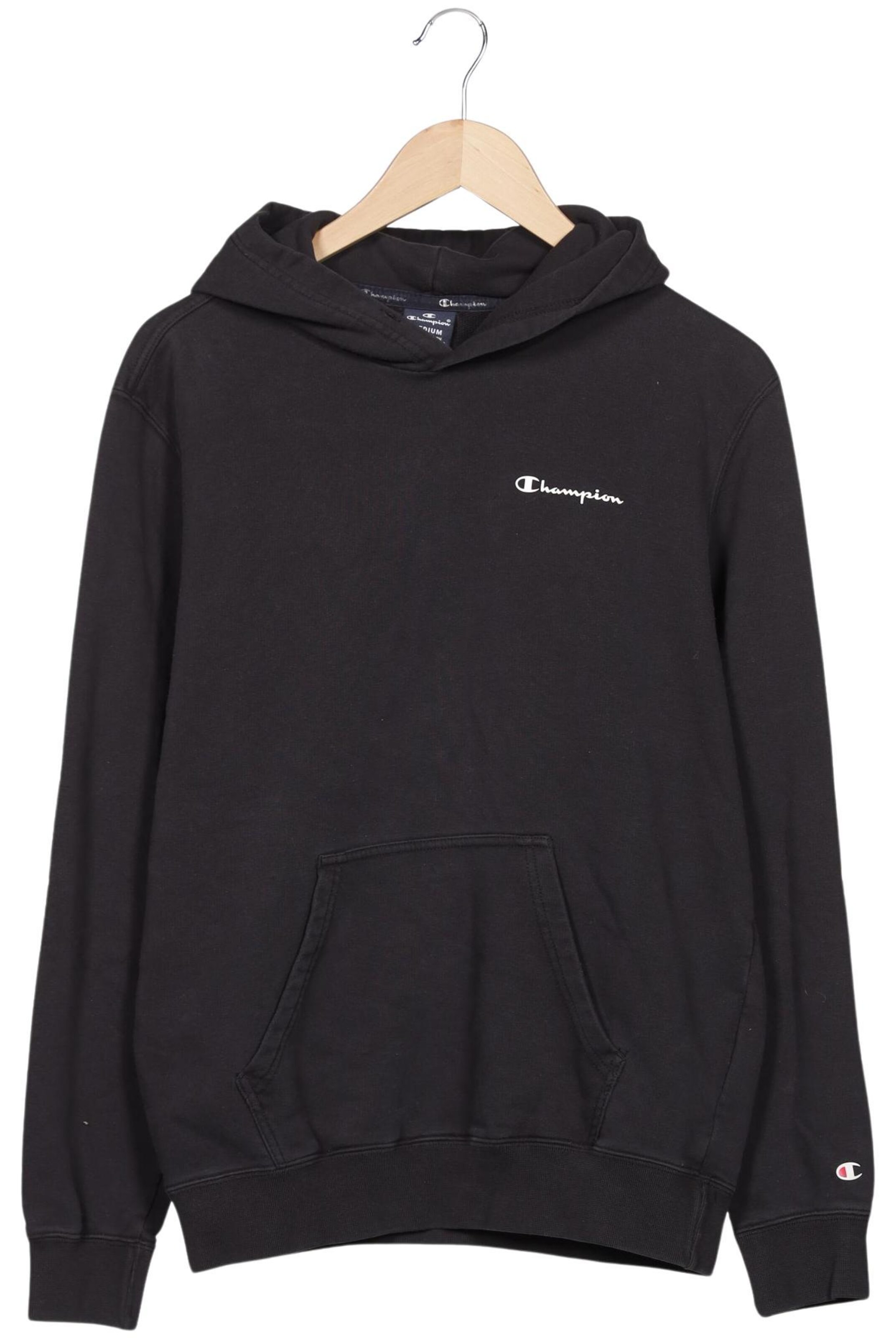 Champion Authentic Athletic Apparel Sweatshirt & Zip-Up Hoodie in M in Black: front