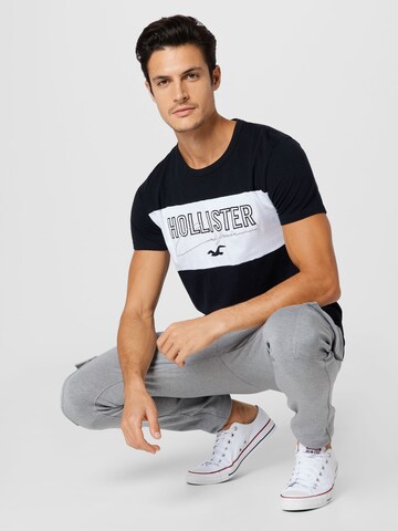 HOLLISTER Футболка в Черный