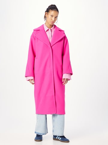 Manteau mi-saison Warehouse en rose : devant