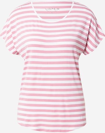 Cartoon Shirt in Roze: voorkant