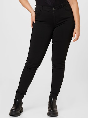 Vero Moda Curve Jeans in Black: front