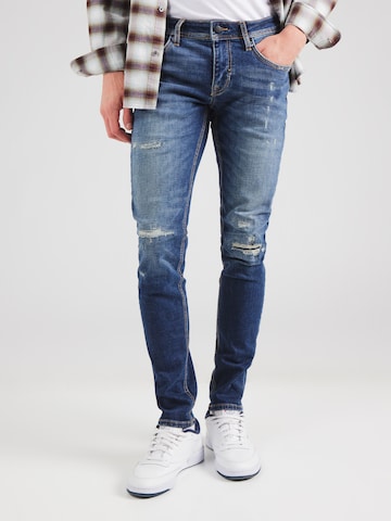 Coupe slim Jean ANTONY MORATO en bleu : devant