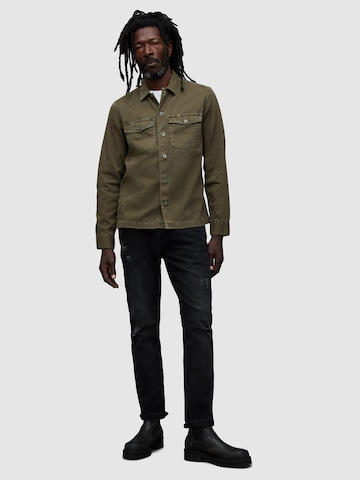 AllSaints Regular fit Button Up Shirt in Green