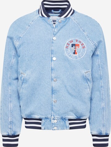 Tommy Jeans Prehodna jakna | modra barva: sprednja stran