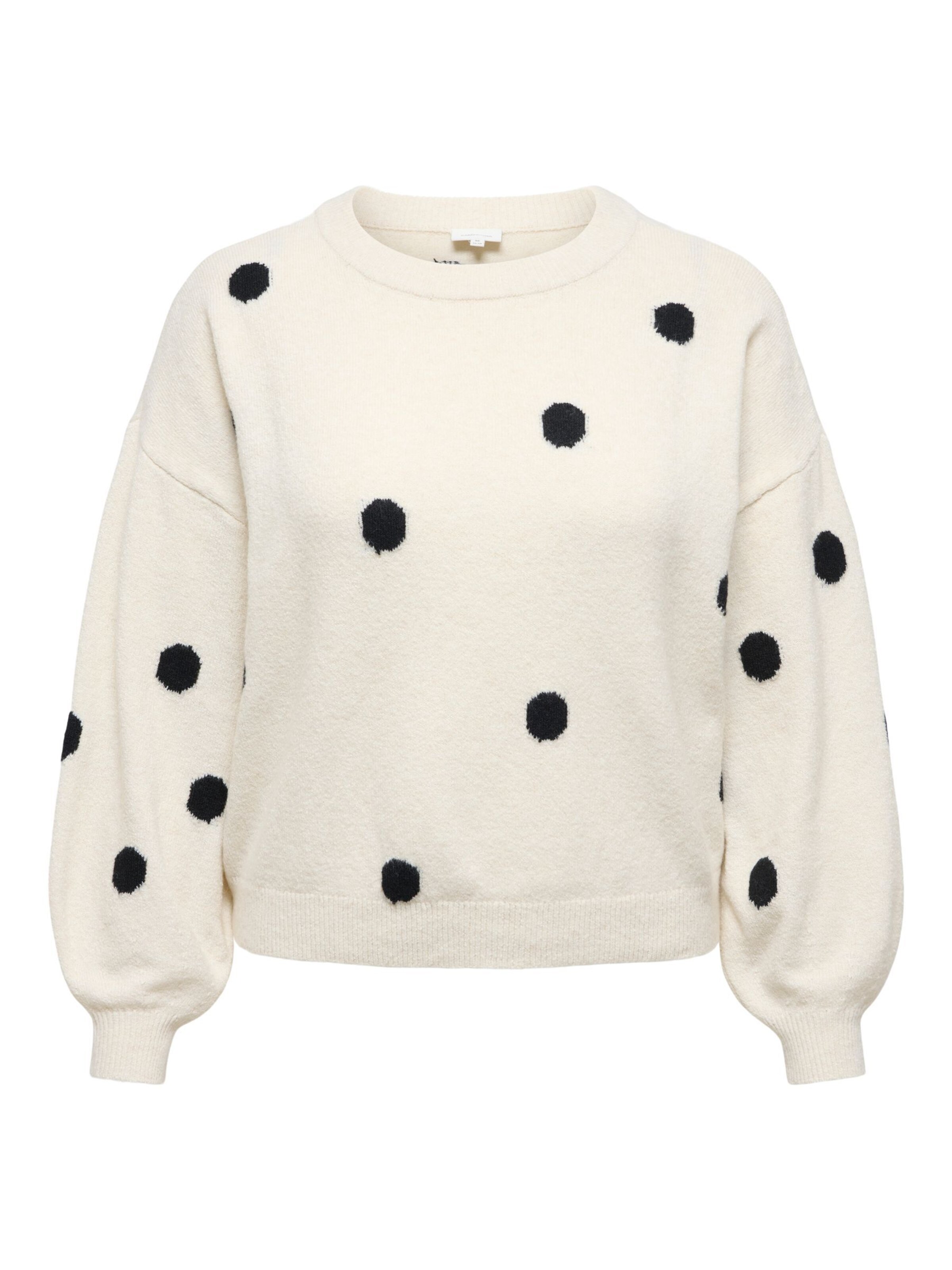 ONLY Carmakoma Sweater 'RICA ' in White: front