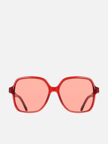 FERRAGAMO Zonnebril in Rood