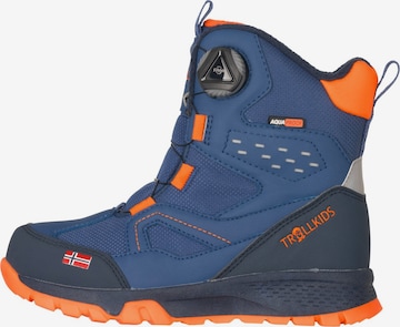 TROLLKIDS Snow Boots in Blue: front