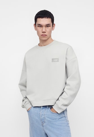 new balance Суичър в сиво: отпред