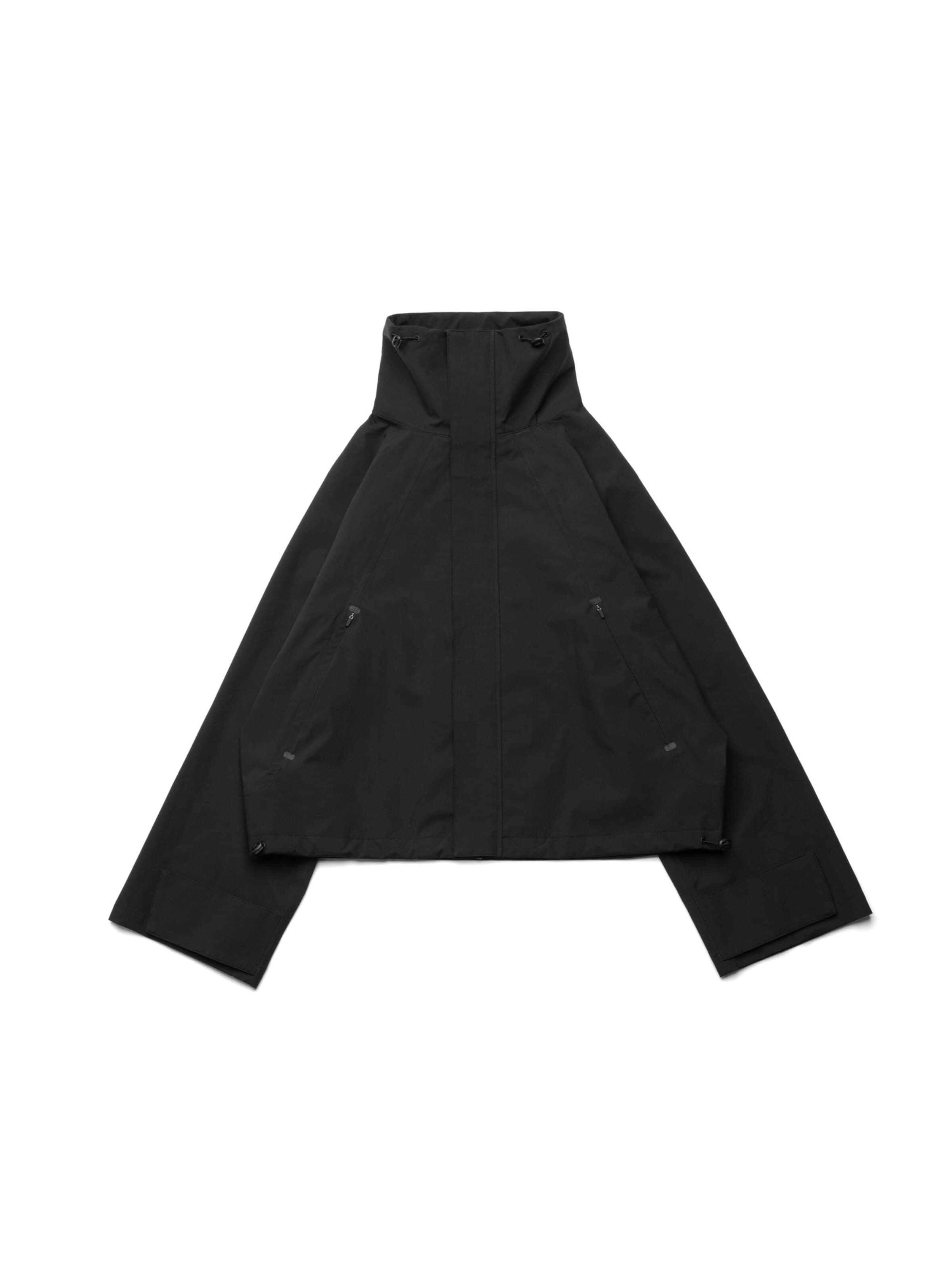 ENRAGE - Chaqueta funcional 'WINDBREAKER JACKET - BLACK' en negro: frente